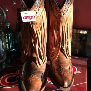 Women’s size 10 Dingo fringe cowgirl boots